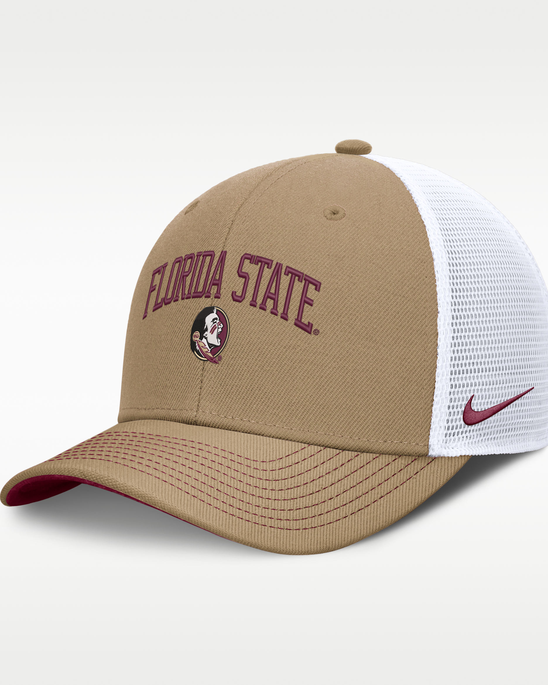 Florida State Primetime Arched Men's Nike Dri-FIT College Trucker